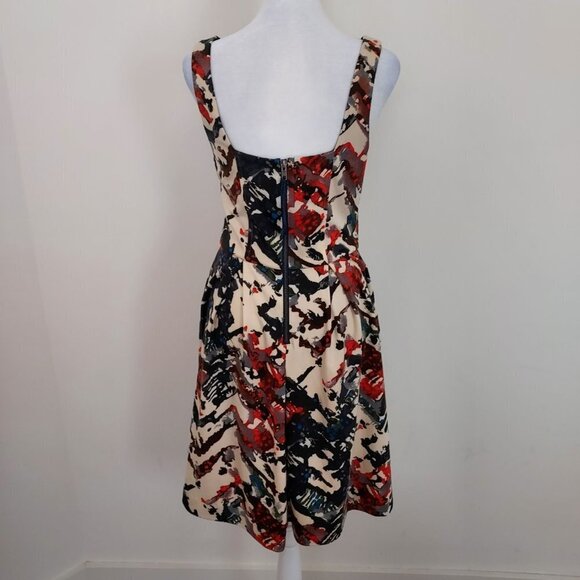 Maeve Anthropologie Capelle Sleeveless Fit & Flare Dress - Picture 3 of 12